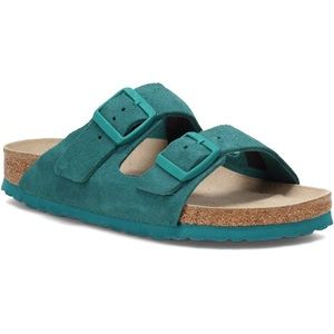 Birkenstock Arizona BS Sandals Dark Teal 8.0 Regular, 39 NIB